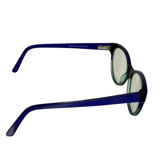 Outspoken-Mini Cat Eye Style Eyeglasses-OA1710-Blue/Teal-Unisex main image 6